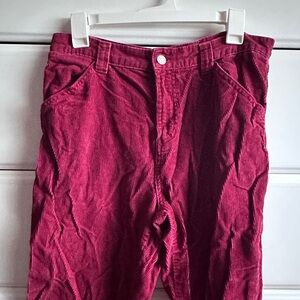 PB Basics Burgundy Corduroy Pants